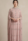 Inara Crystal Beads Drape In Pink
