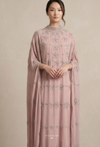 Inara Crystal Beads Drape In Pink