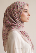 TSE BloomInvitation Japanese Cotton Voile Square - Mira