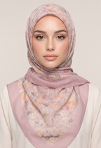 TSE BloomInvitation Japanese Cotton Voile Square - Yarra