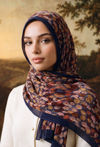 Fall In Love Wide Ultra Fine Pleated Shawl Ironless · in Iris