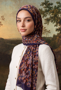Fall In Love Wide Ultra Fine Pleated Shawl Ironless · in Iris