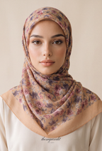 TSE BloomInvitation Japanese Cotton Voile Square - Millie