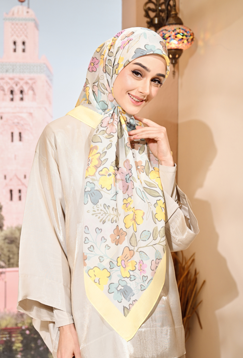 YES THESUGAREDIT Jasmine Collection French Cotton Bawal ( ENCHANTING )
