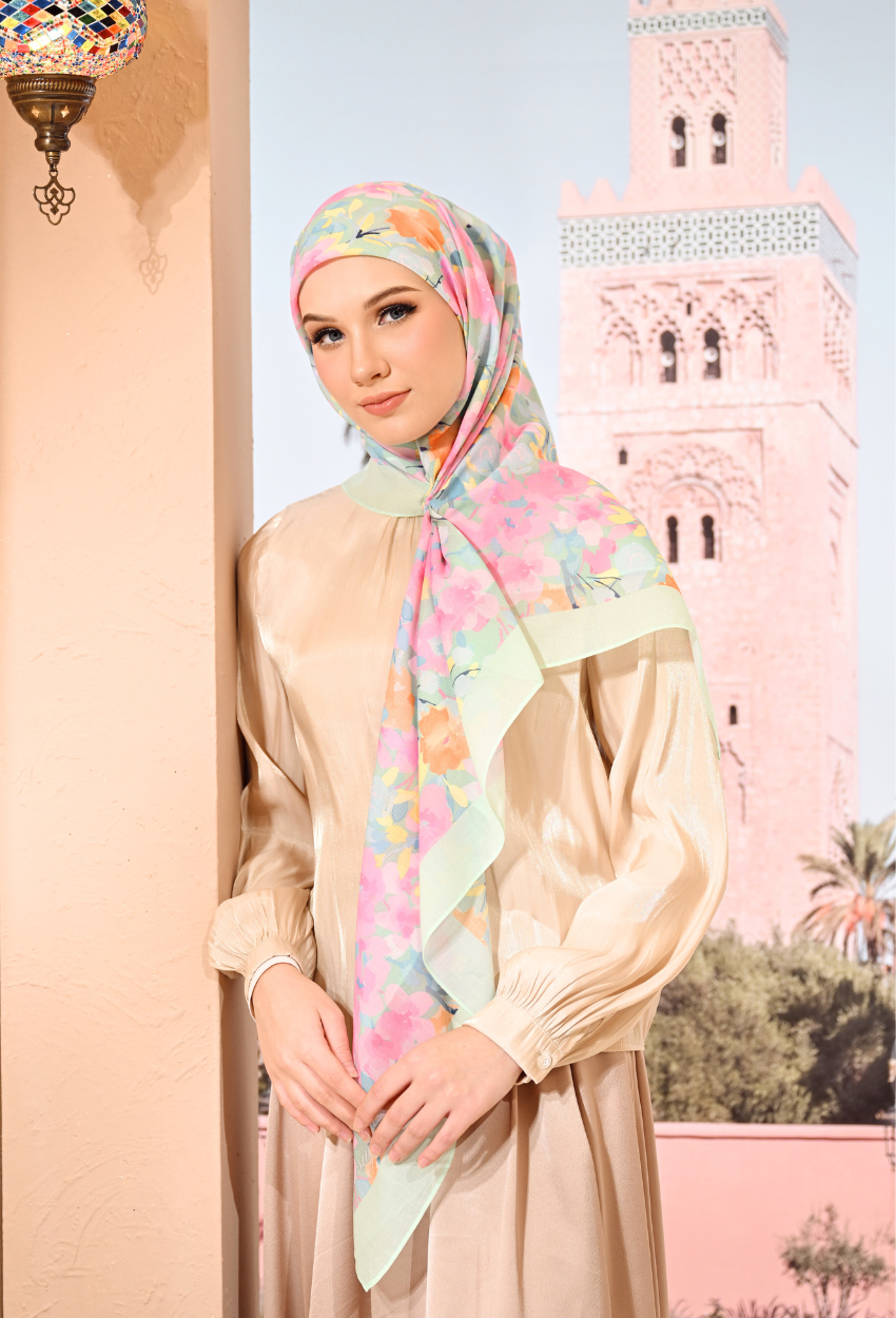 YES THESUGAREDIT Jasmine Collection French Cotton Bawal ( GRACEFUL )