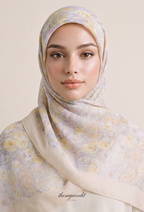 TSE BloomInvitation Japanese Cotton Voile Square - Gemma