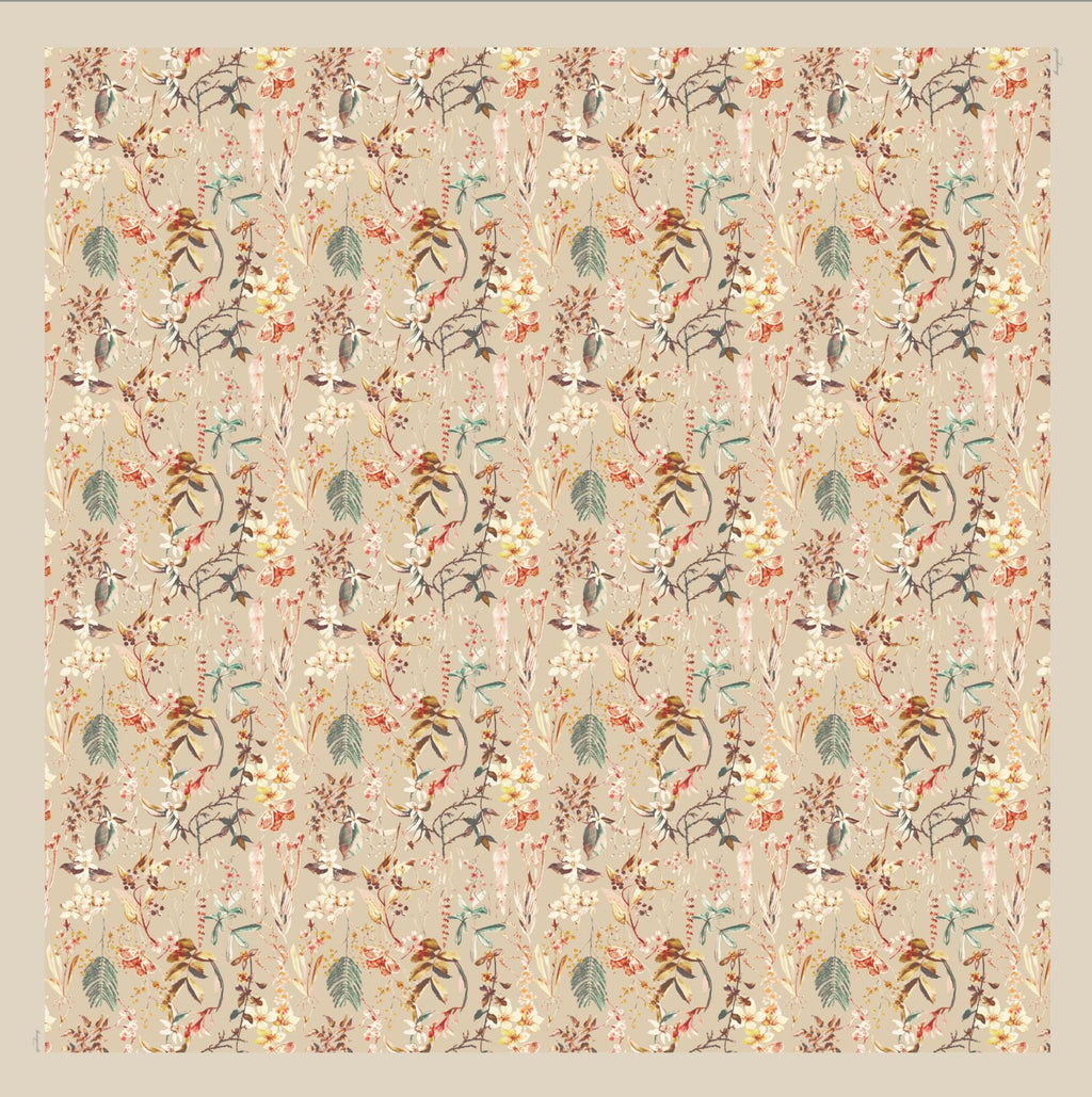 TSE BloomInvitation Japanese Cotton Voile Square - Budapest