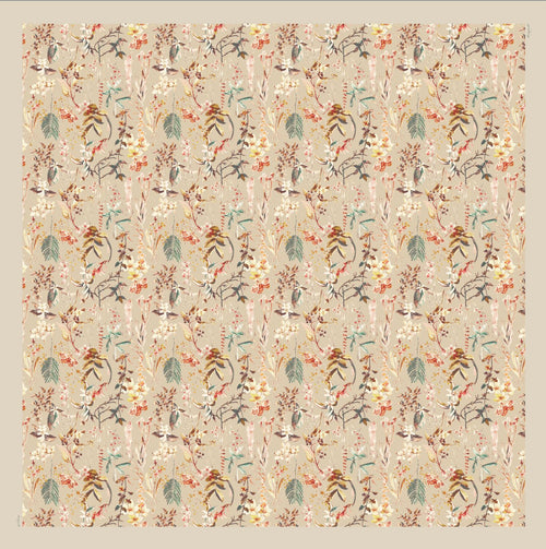 TSE BloomInvitation Japanese Cotton Voile Square - Budapest
