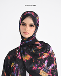 YES DEFECT - Korean Chiffon Long Shawl (She is in the Bloom) in Yuna