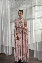 Cleopatra Crystal Beads Drape In Dusty Pink