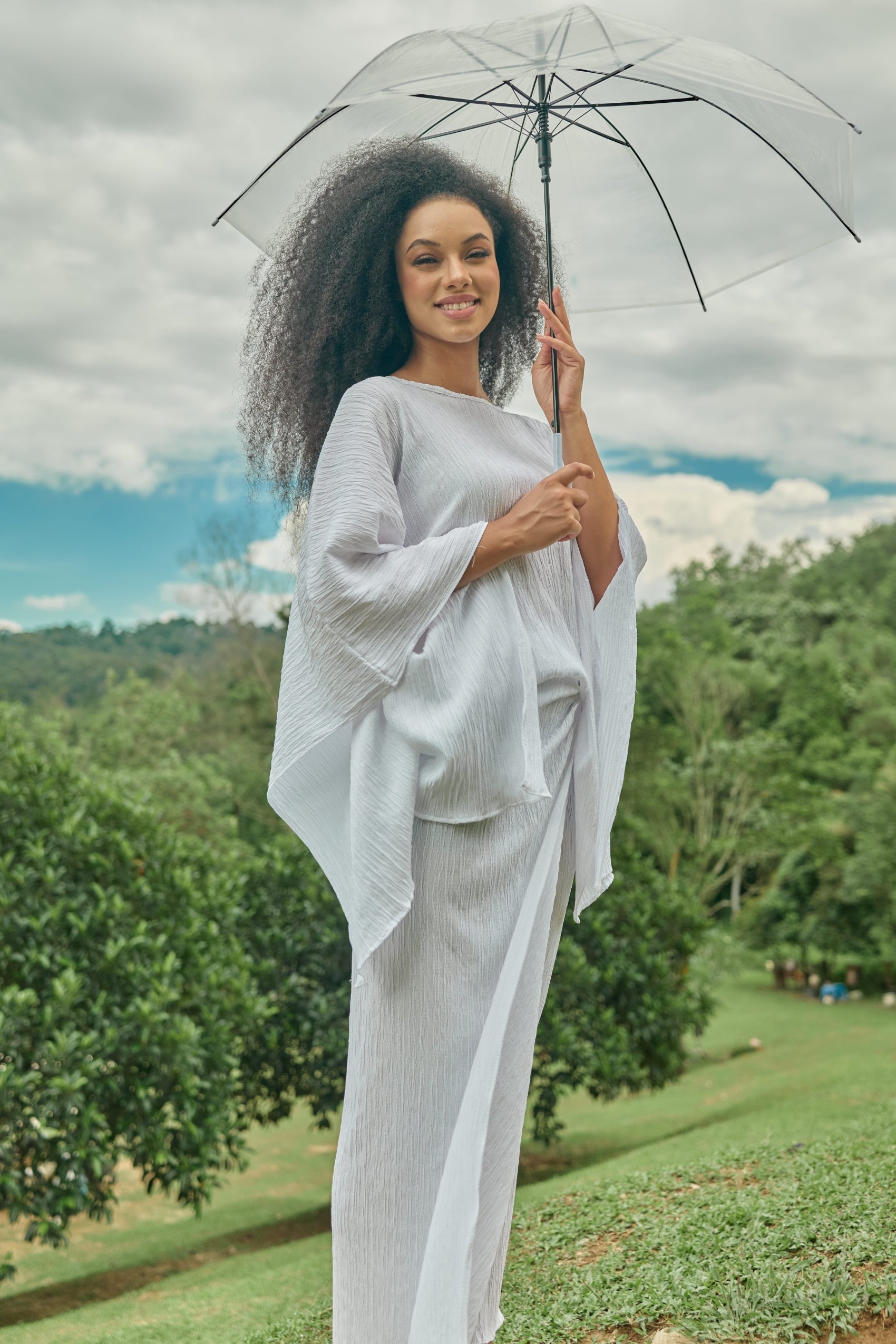 Anya Kaftan Set ( Kaftan Top & Instant Pareo Skirt - Two-Piece Set )