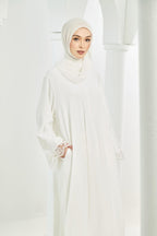 Layla Abaya [ Off White ]