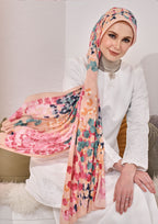 (SAMPLE) (Full Pleats ) BLOOMING EID Shawls in SOULFUL ELISE