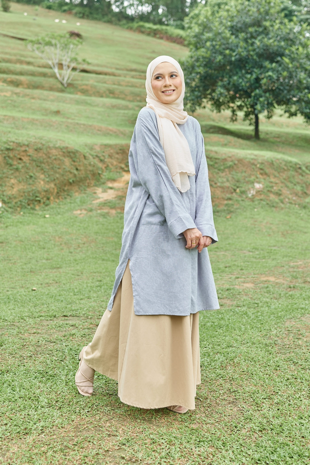 Kira Oversized Cotton Long Top