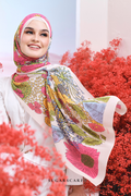 (SAMPLE) ( Full Wide Pleats Shawl ) Garden of Hurrem Bloom in ( CEMILE )