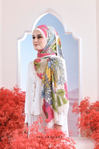 (SAMPLE) ( Full Wide Pleats Shawl ) Garden of Hurrem Bloom in ( CEMILE )