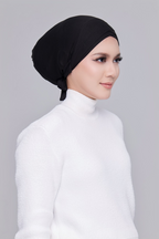 ( Signature Criss Cross) BambooViscose Ultimate Comfort Underscarf Inner In (Black)