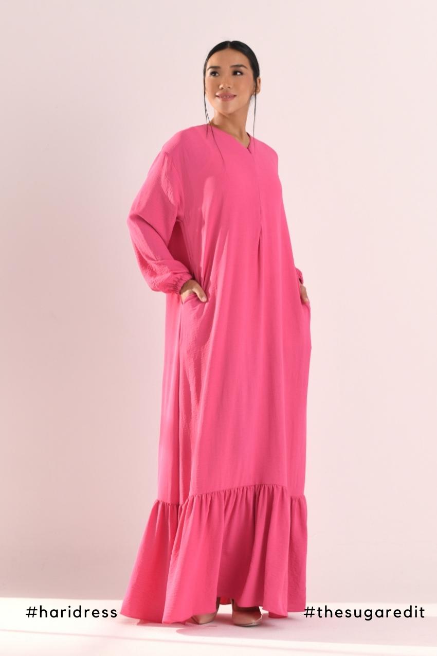 Ha-Ri Dress in Loving Pink
