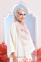 YES ( Japanese Voile Vol2 Square Scarf ) Garden of Hurrem Bloom in ( ELYA )