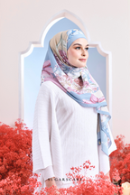 (SAMPLE) ( Full Wide Pleats Shawl ) Garden of Hurrem Bloom in ( NADINE )