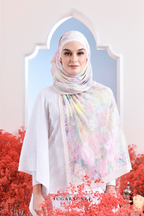 (SAMPLE) ( Full Wide Pleats Shawl ) Garden of Hurrem Bloom in ( ESMA )
