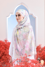 (SAMPLE) ( Full Wide Pleats Shawl ) Garden of Hurrem Bloom in ( ESMA )