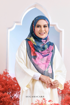 YES DEFECT - ( Japanese Voile Vol2 Square Scarf ) Garden of Hurrem Bloom in ( MERYEM )