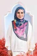 YES DEFECT - ( Japanese Voile Vol2 Square Scarf ) Garden of Hurrem Bloom in ( MERYEM )