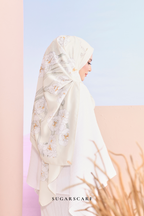 YES DEFECT - ( Long Shawl) Garden of Hurrem Bloom in ( YASMEEN )