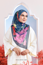 YES DEFECT - ( Japanese Voile Vol2 Square Scarf ) Garden of Hurrem Bloom in ( MERYEM )
