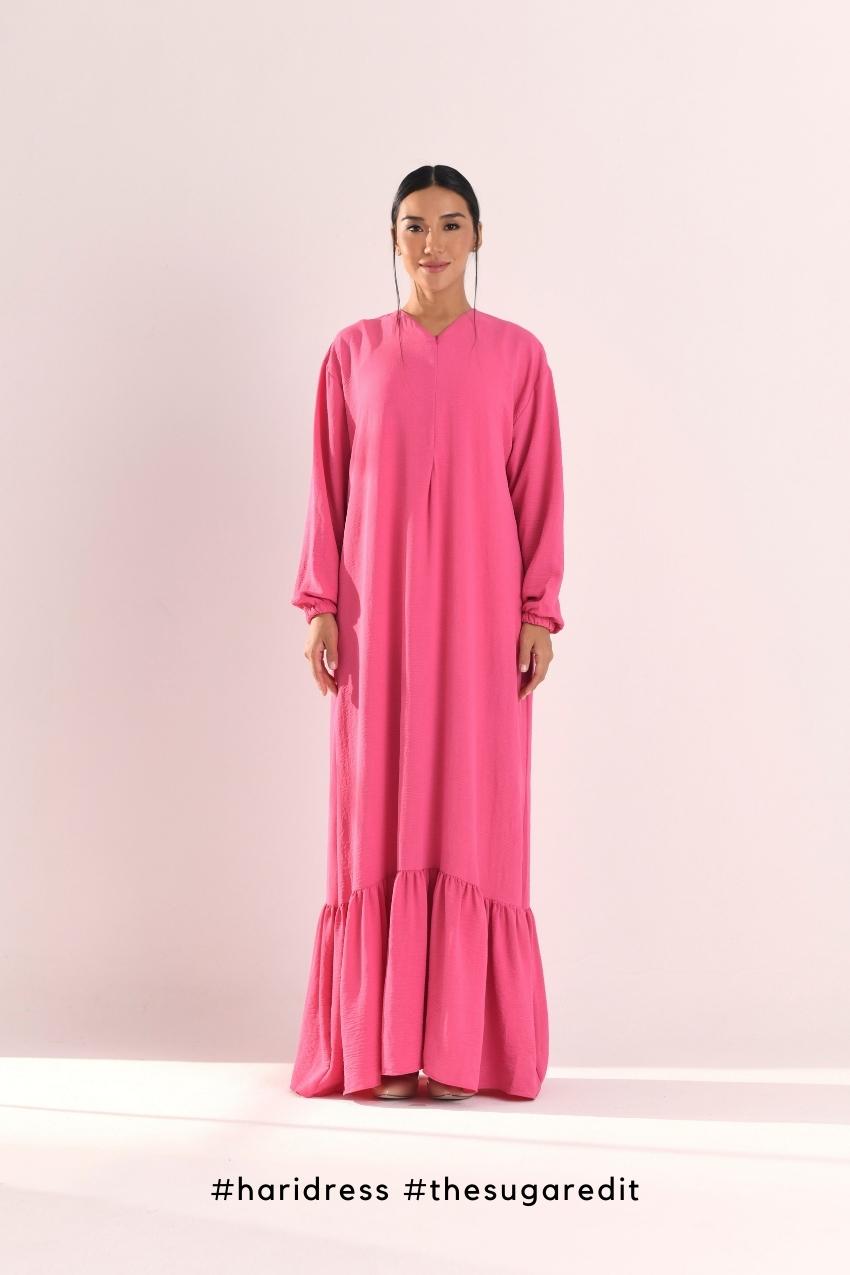 Ha-Ri Dress in Loving Pink