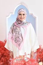 YES ( Japanese Voile Vol2 Square Scarf ) Garden of Hurrem Bloom in ( SELINE )
