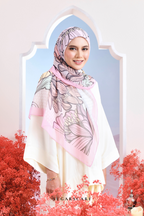 YES ( Japanese Voile Vol2 Square Scarf ) Garden of Hurrem Bloom in ( SELINE )