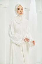 Layla Abaya [ Off White ]