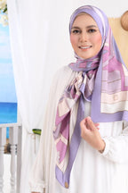 YES LIMITED EDITION ( Long Scarf ) RONA Shawl Mixed Satin Silk  ( Kak Uda )