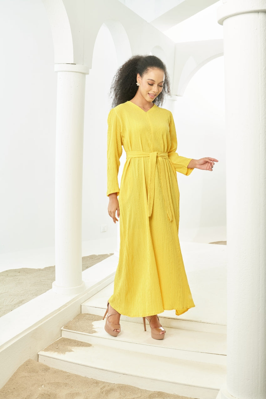 [ Ironless ] TheSugarEdit Bea Dress - Sunshine