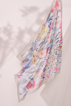 YES DEFECT -  ( Square Scarf ) Sweetheart in Cotton Bawal (Friendship)