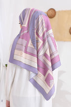 YES LIMITED EDITION ( Long Scarf ) RONA Shawl Mixed Satin Silk  ( Kak Uda )