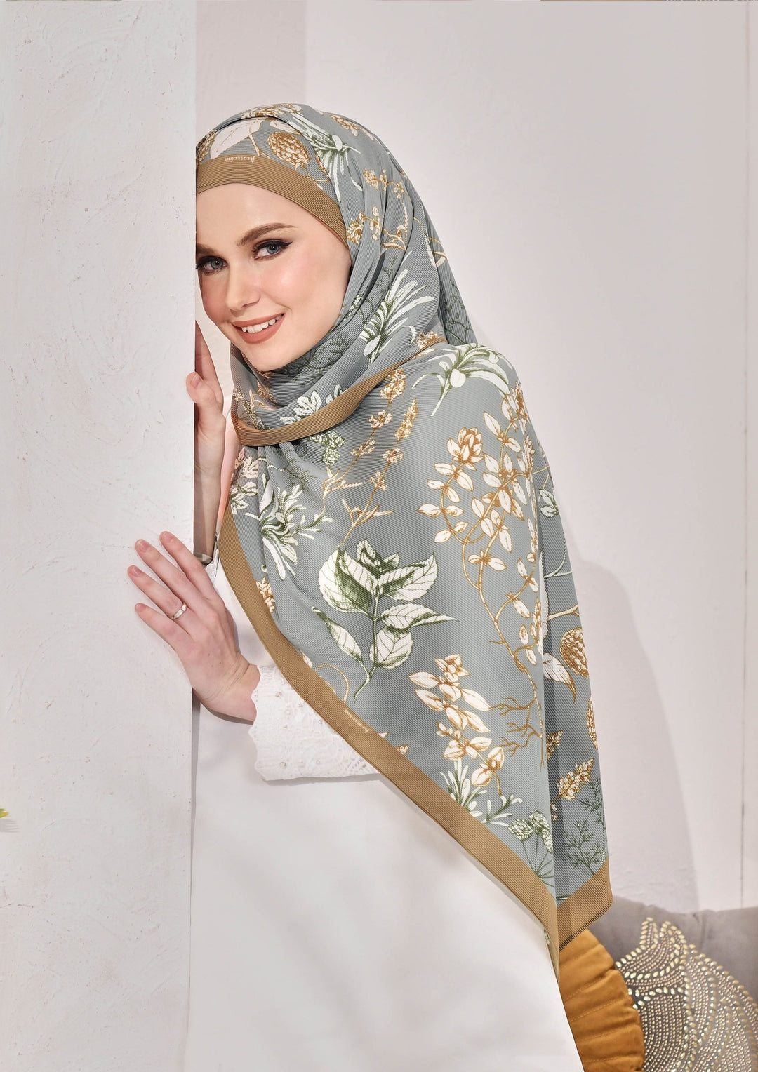 Sample - (Full Pleats ) BLOOMING EID Shawls in XENA