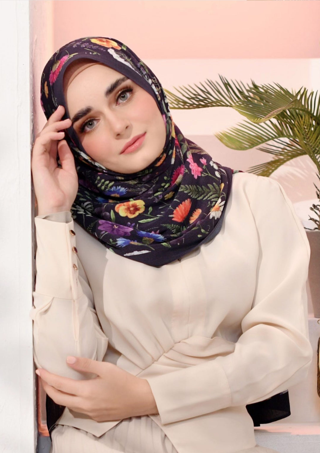 (SAMPLE) BLOOMING EID Shawls in ARIELLE (small size)