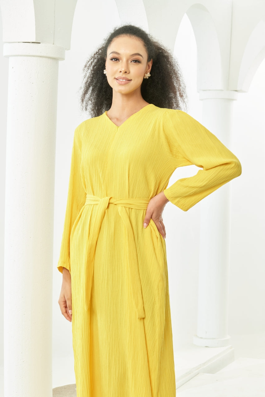 [ Ironless ] TheSugarEdit Bea Dress - Sunshine