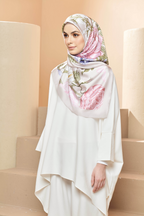 YES ( SQUARE) Blooming Journey in Mixed Satin Silk ( Honey )