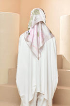 YES ( SQUARE) Blooming Journey in Mixed Satin Silk ( Honey )