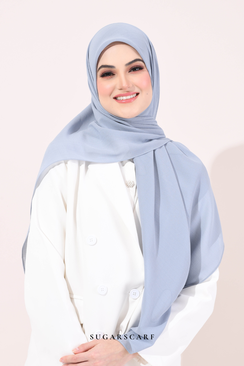 YES DEFECT - Mindy Paris Chiffon Scarf in TOGETHER