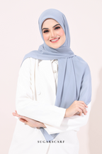 YES DEFECT - Mindy Paris Chiffon Scarf in TOGETHER