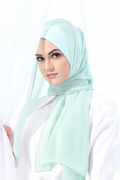 YES DEFECT - Madison Classic Lux Chiffon Semi Instant In AfterMidnight ( Mint )