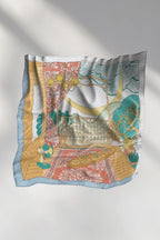 YES PERFECT - ( Square scarf ) RUMA - Kenangan Blue