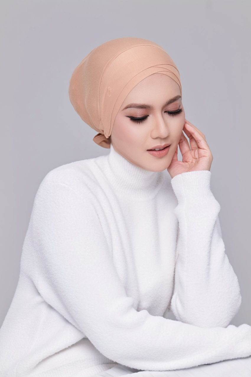 ( Signature Style) BambooViscose Ultimate Comfort Underscarf Inner In (Skin)