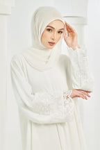 Layla Abaya [ Off White ]