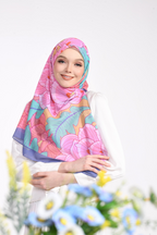 YES DEFECT -  ( Square ) Bloom Flair Premium Voile Cotton ( KEEP DREAMING )